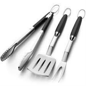 Weber 6630 Mangal Maşası, Çatalı ve Spatulası Üçlü Set