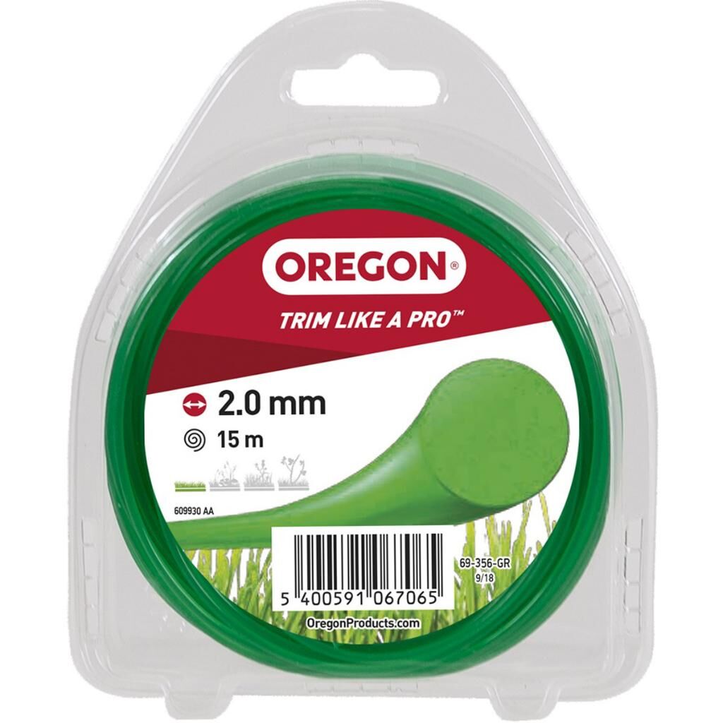 Oregon 69-356-GR 2.0mm 15m Yeşil Yuvarlak Misina