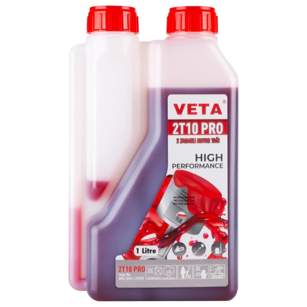 Veta 2T Yağ Iki Zamanlı Motor Yağı Ölçekli 1lt Pro